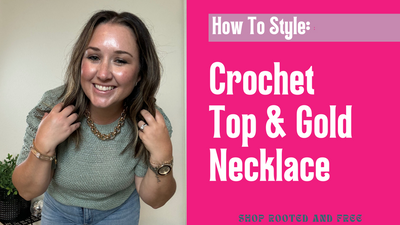 How To Style: Crochet Top & Gold Necklace