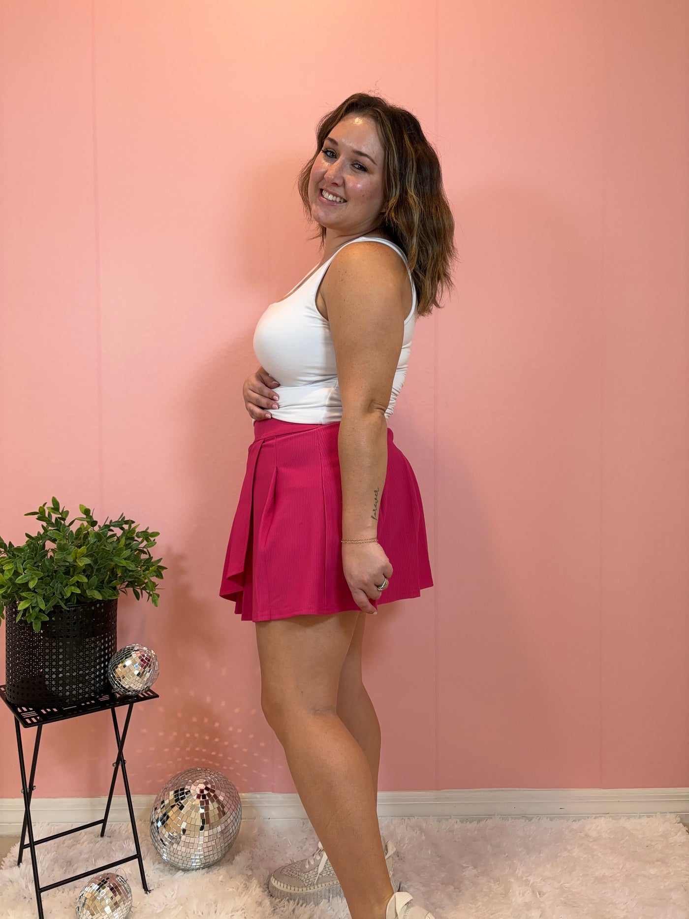 Camila Activewear Skort | Pink