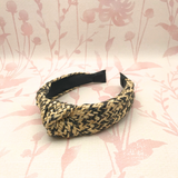 Woven Top Knot Headband | Black