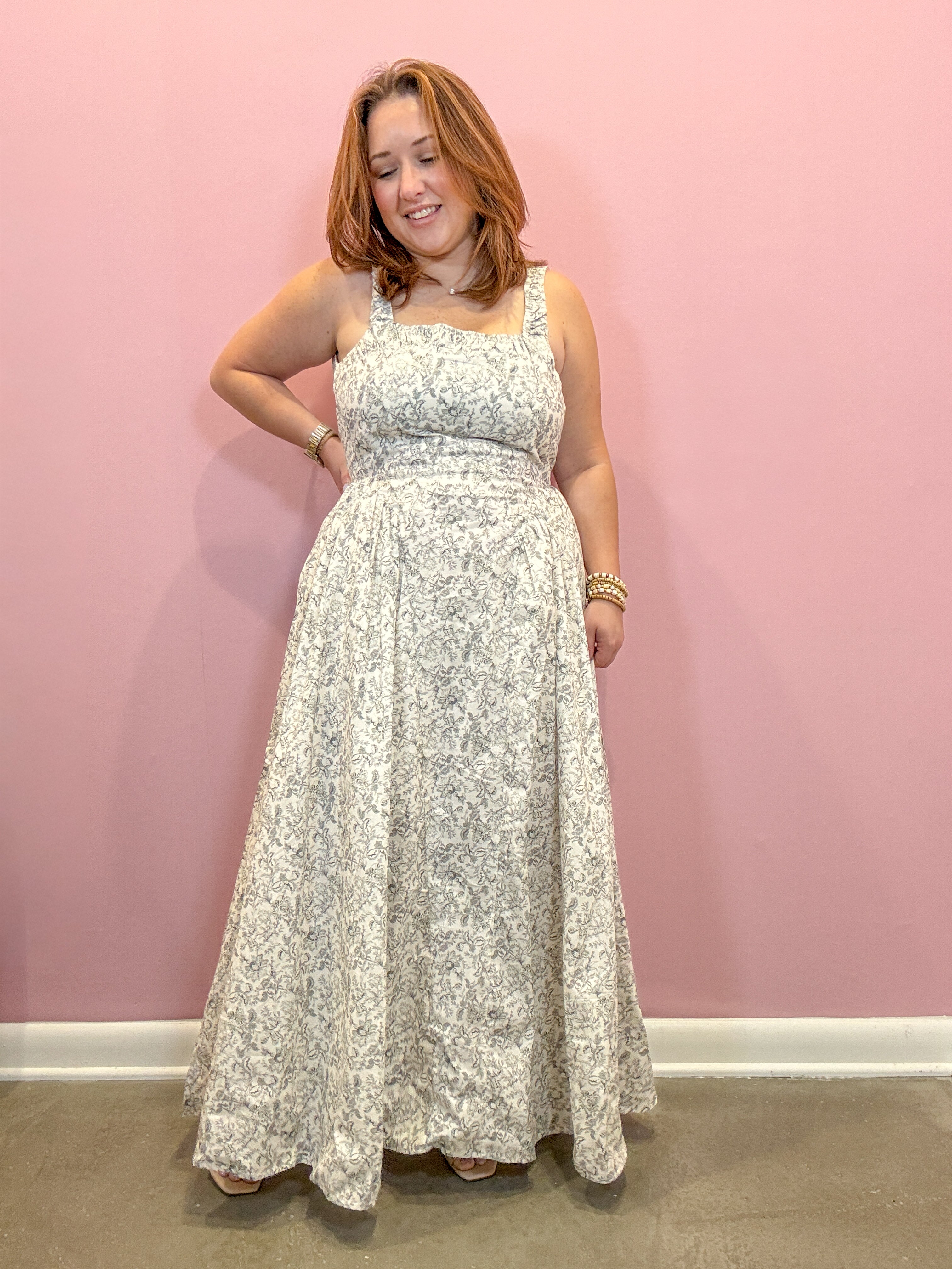 Danika Floral Empire Waist Dress