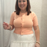 Isabella Crop Cardigan Top
