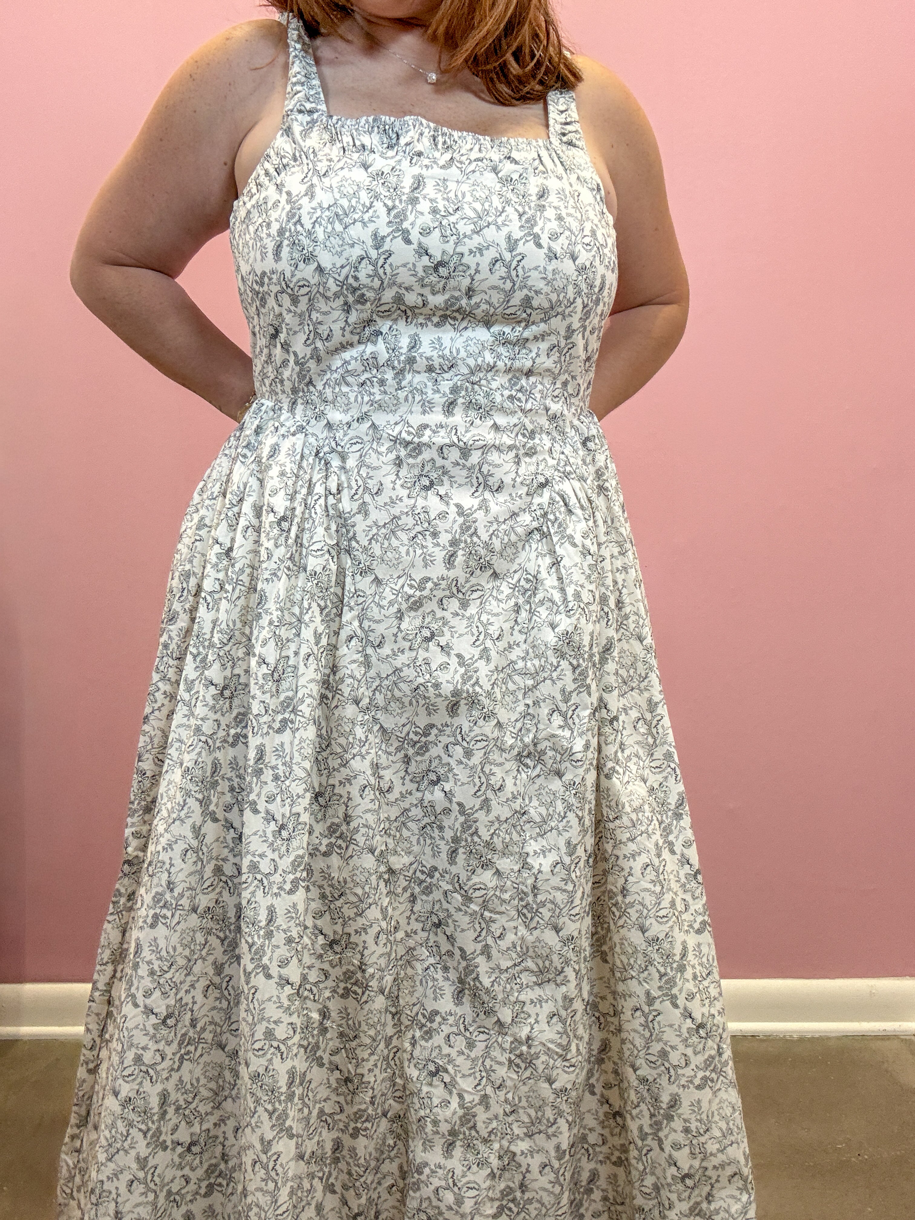 Danika Floral Empire Waist Dress