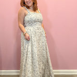 Danika Floral Empire Waist Dress