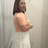 Isabella Crop Cardigan Top