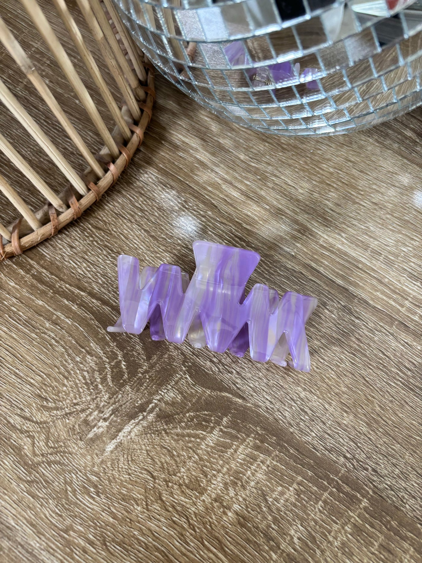 Purple Claw Clip