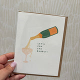 Let's Pop The Bubbly Card