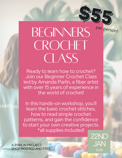 January 22 // Learn the Basics of Crochet with Amanda Parlin