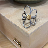 Daisy Flower Ring | Silver
