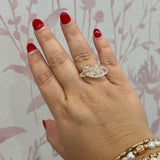 Fish Stone Ring | White Quartz