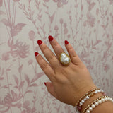 Opal Statment Ring | Gold