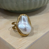 Opal Statment Ring | Gold