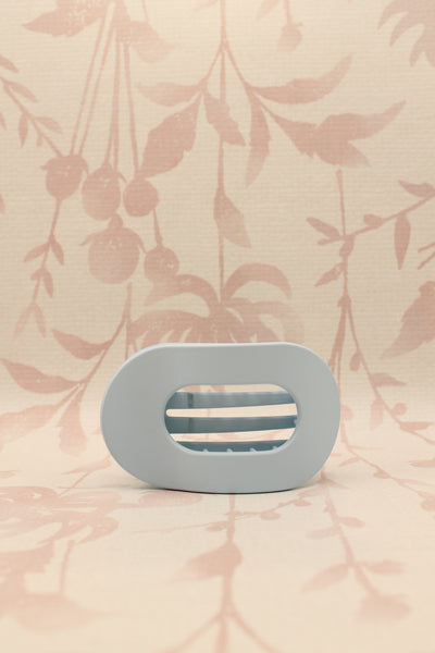 Jumbo Oval Claw Clip | Blue
