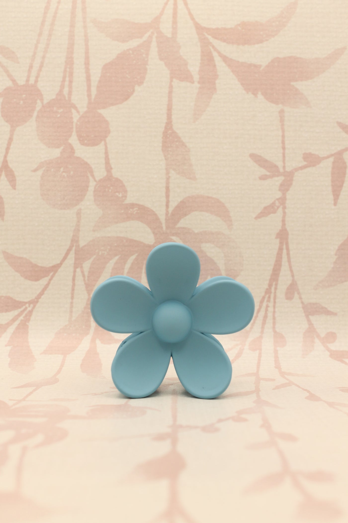 Matte Flower Hair Claw Clip | Colorado Blue