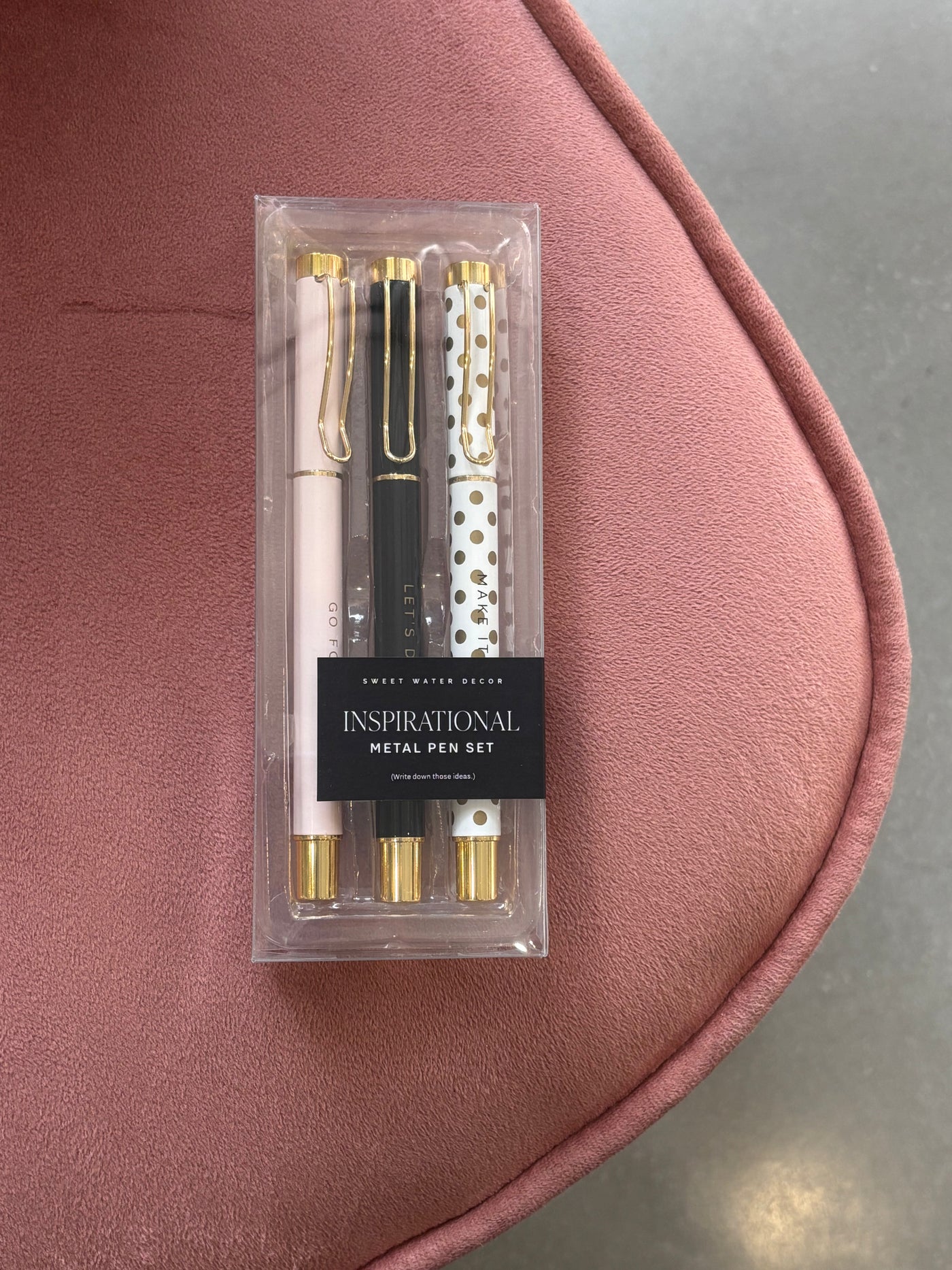 Inspirational Metal Pen Set