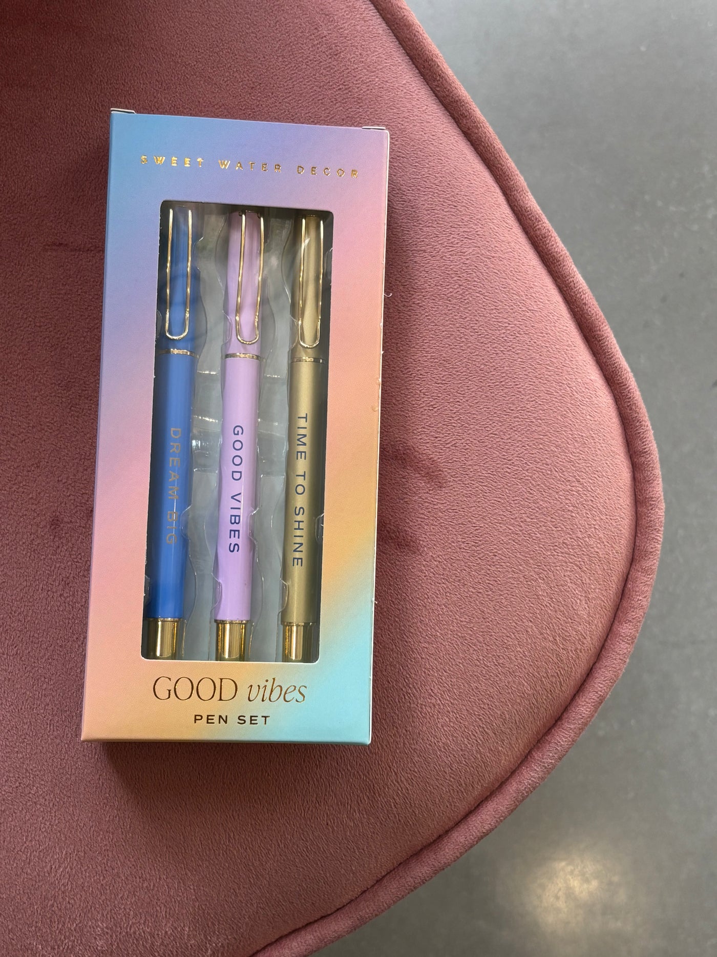 Good Vibes Metal Pen Set