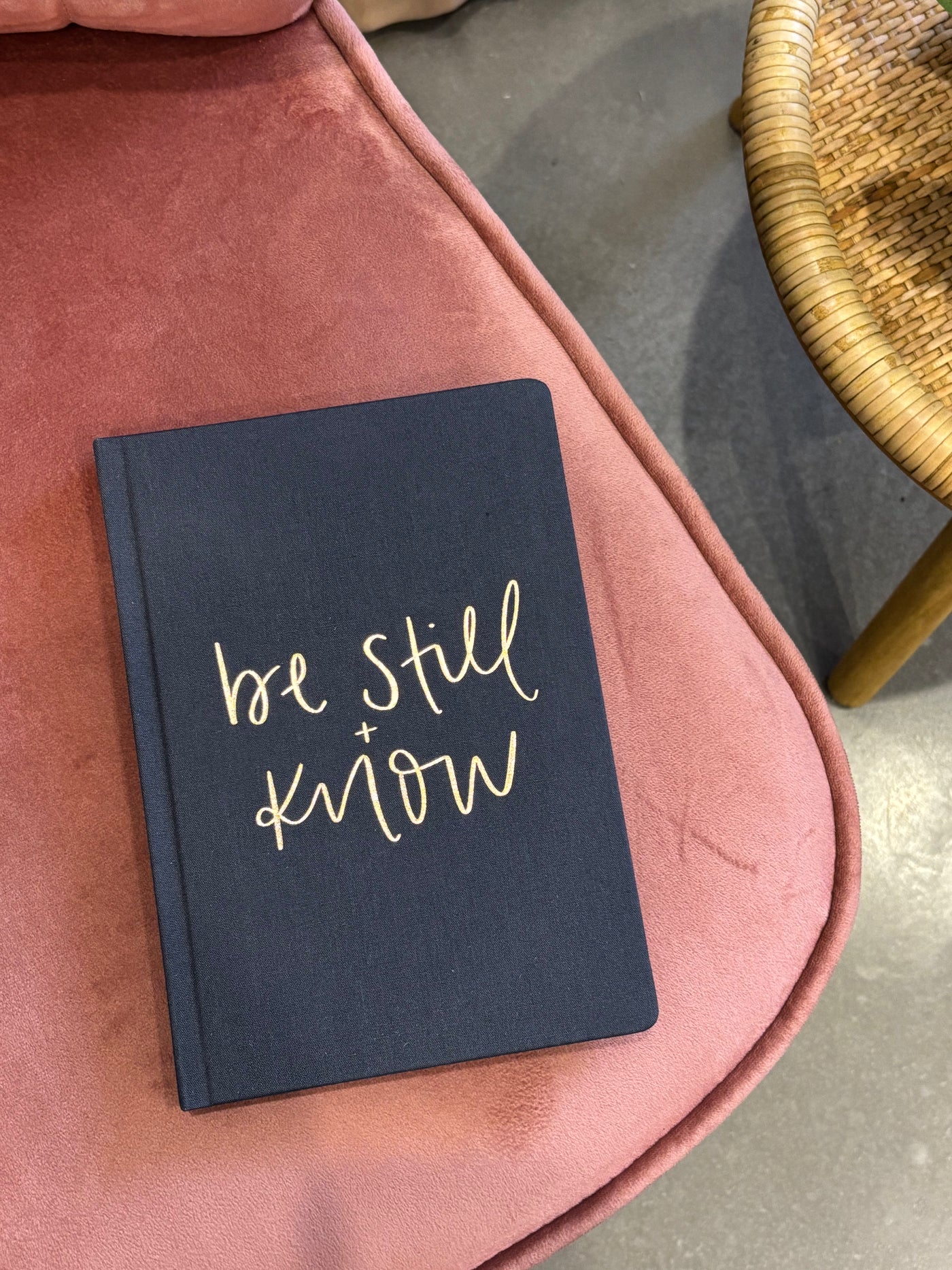 Be Still and Know Fabric Journal