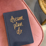 Dream Plan Do Fabric Journal