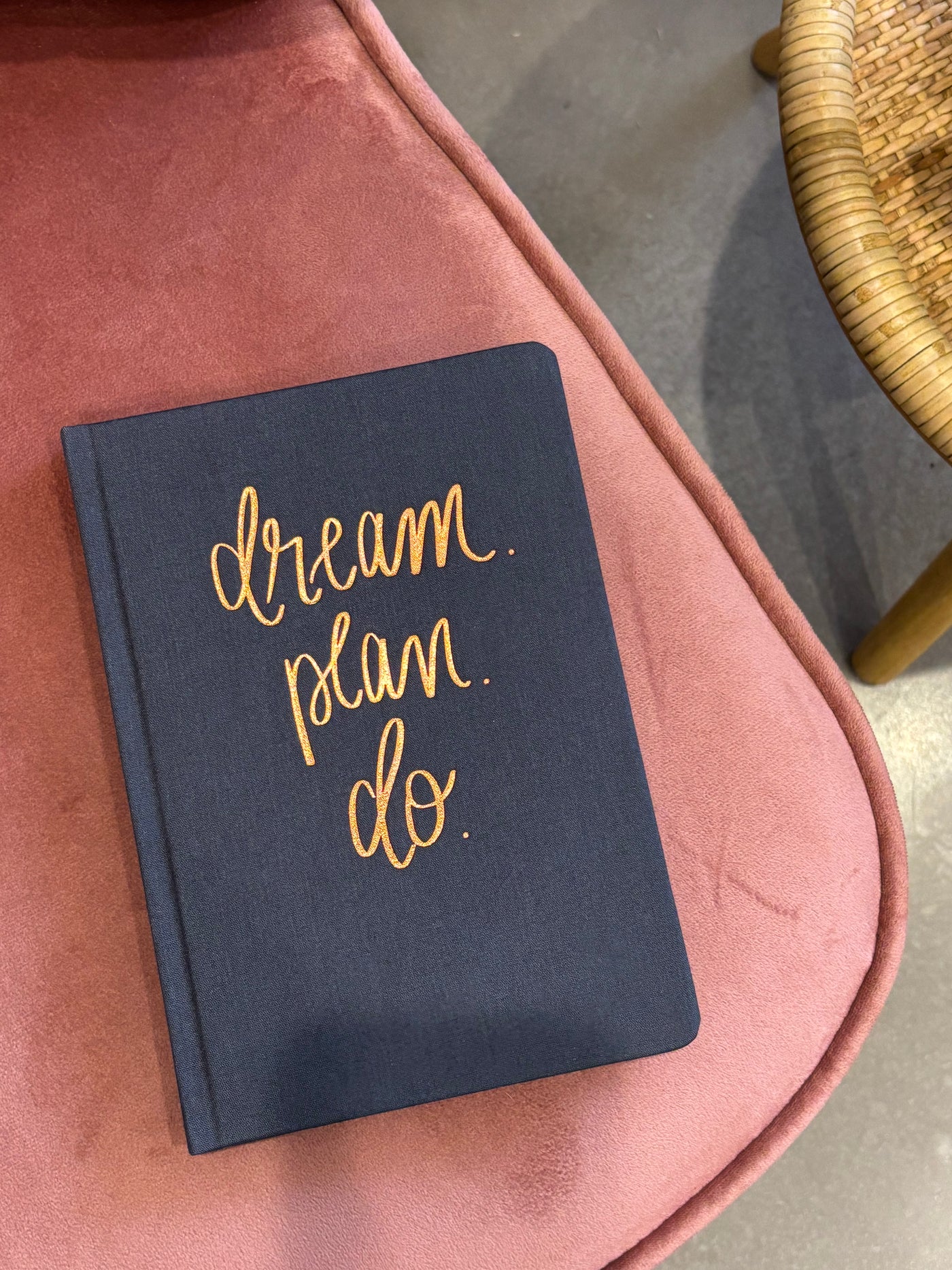 Dream Plan Do Fabric Journal