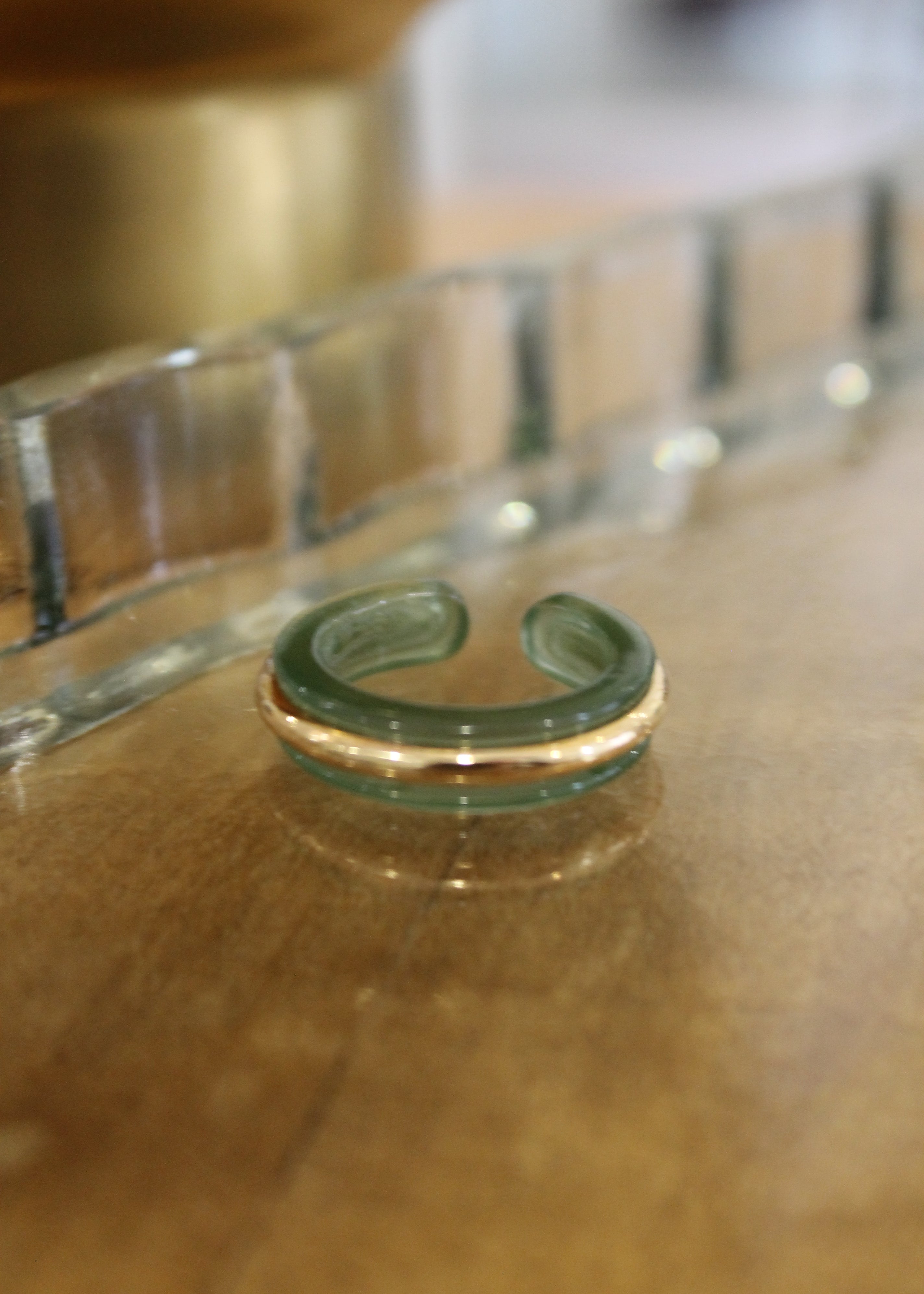 Resin Fashion Ring | Green