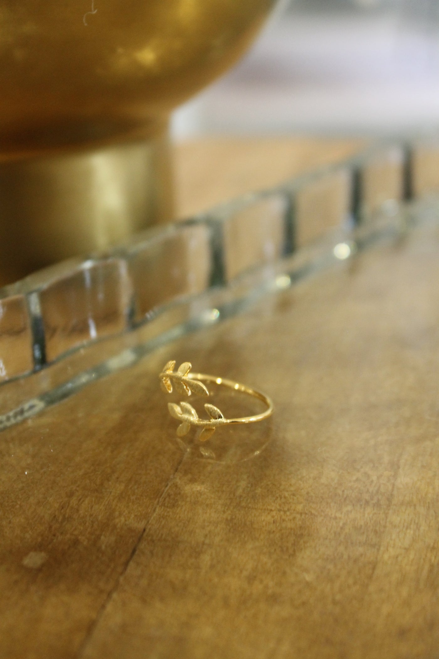 Gold Leaf Wrap Ring