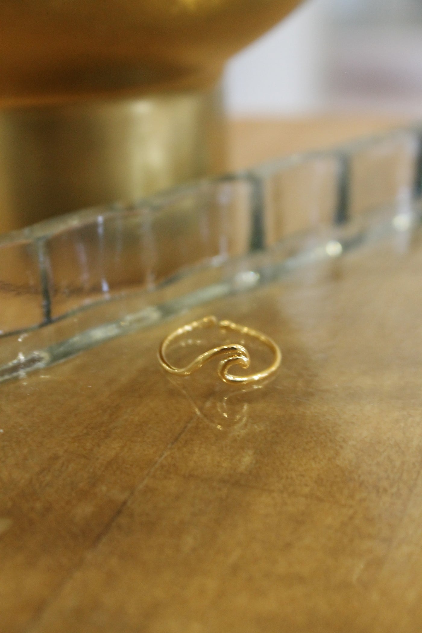 Gold Wave Ring