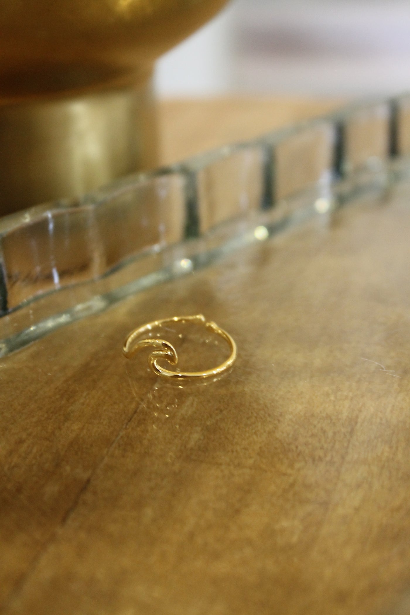 Gold Wave Ring