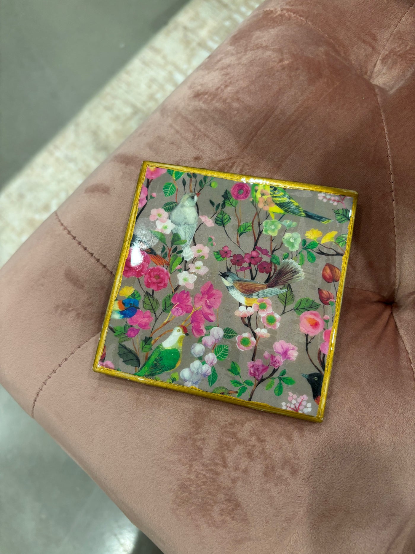 Gold Coaster | Birds & Flowers