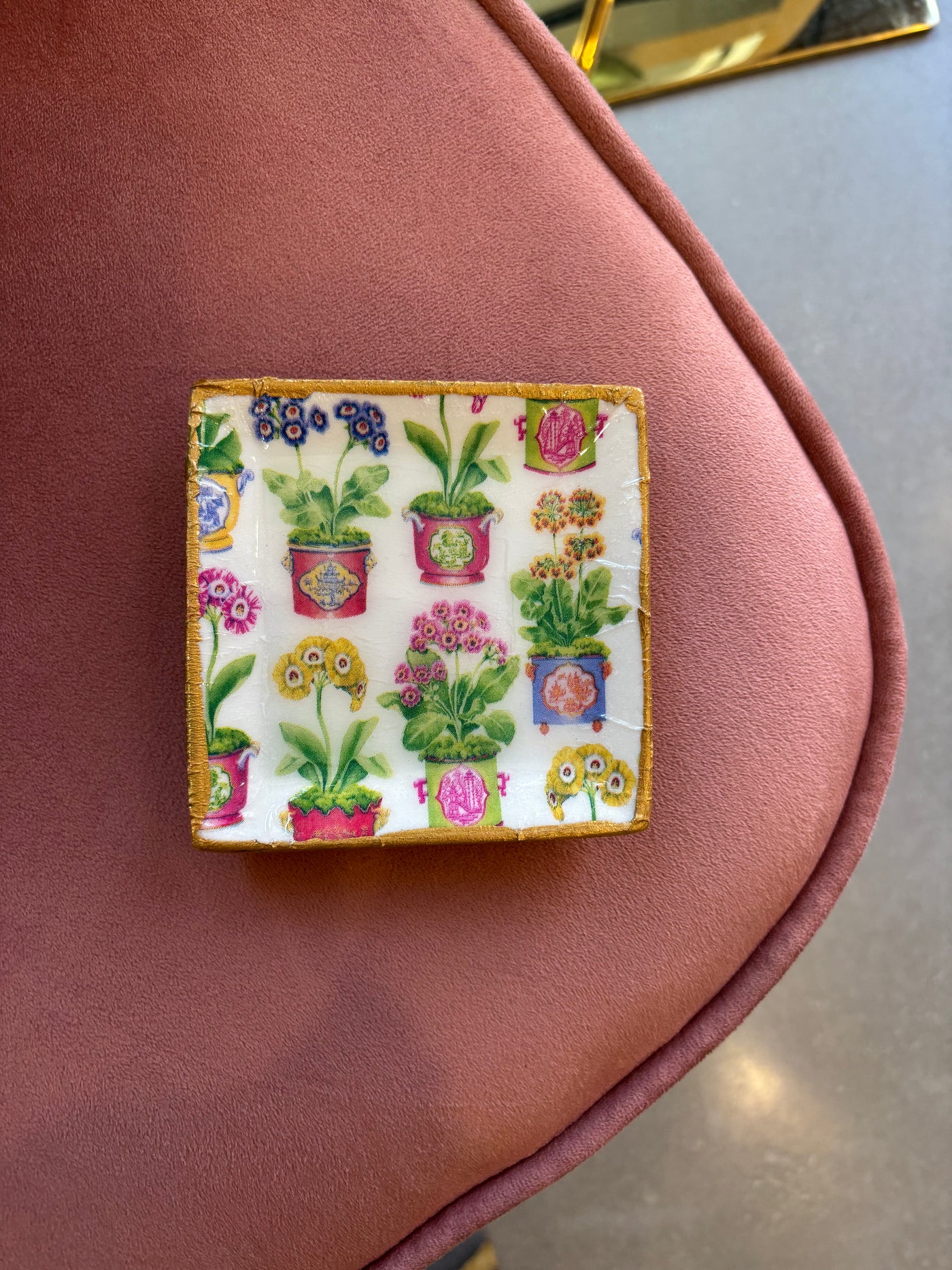Square Trinket Tray | Plants