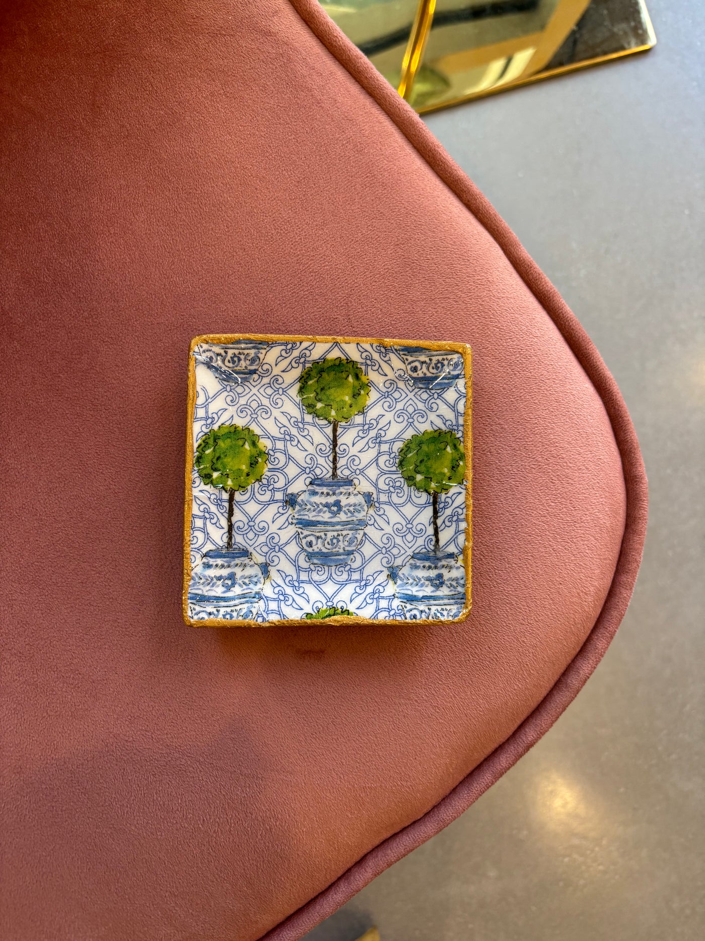 Square Trinket Tray | Topiary