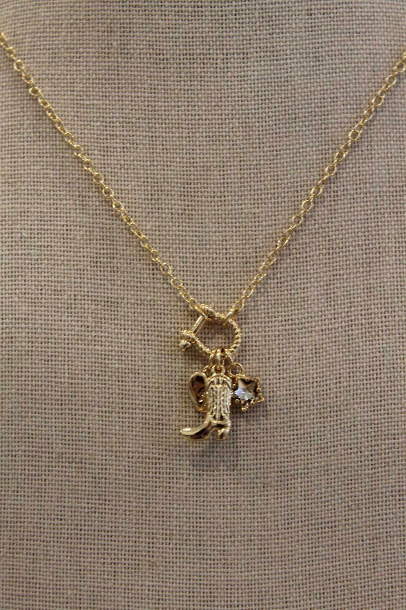 Western Cowboy Chain Necklace