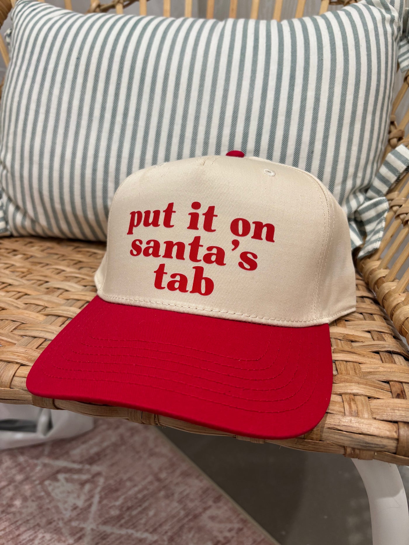 Put It On Santa’S Tab Trucker Hat