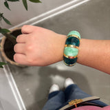 Resin Block Bracelet | Green