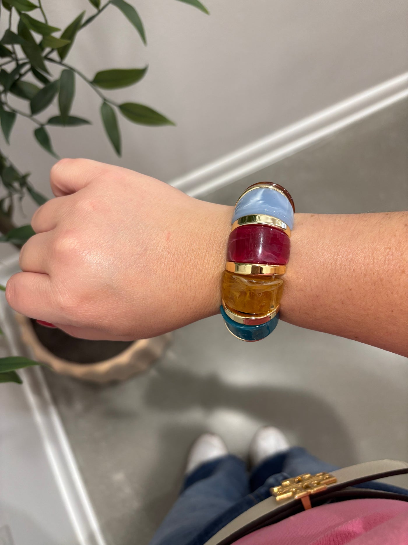 Resin Block Bracelet | Multi Color
