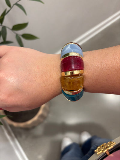 Resin Block Bracelet | Multi Color