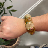 Resin Block Bracelet | Brown