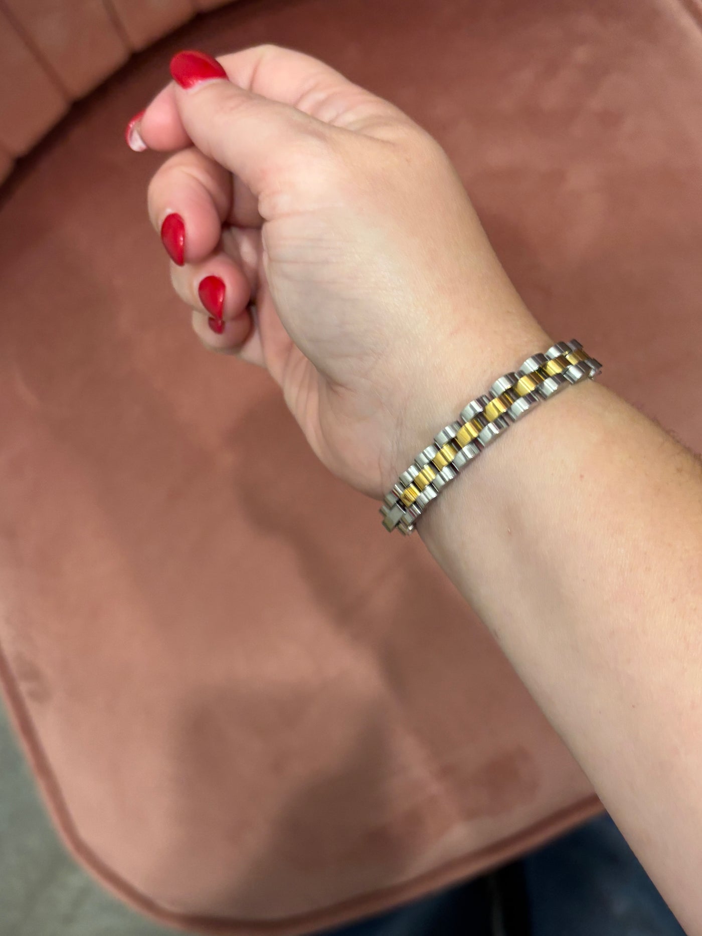 Watch Chain Bracelet | Gold & Silver