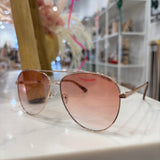 Aviator Sunglasses | Rose Gold