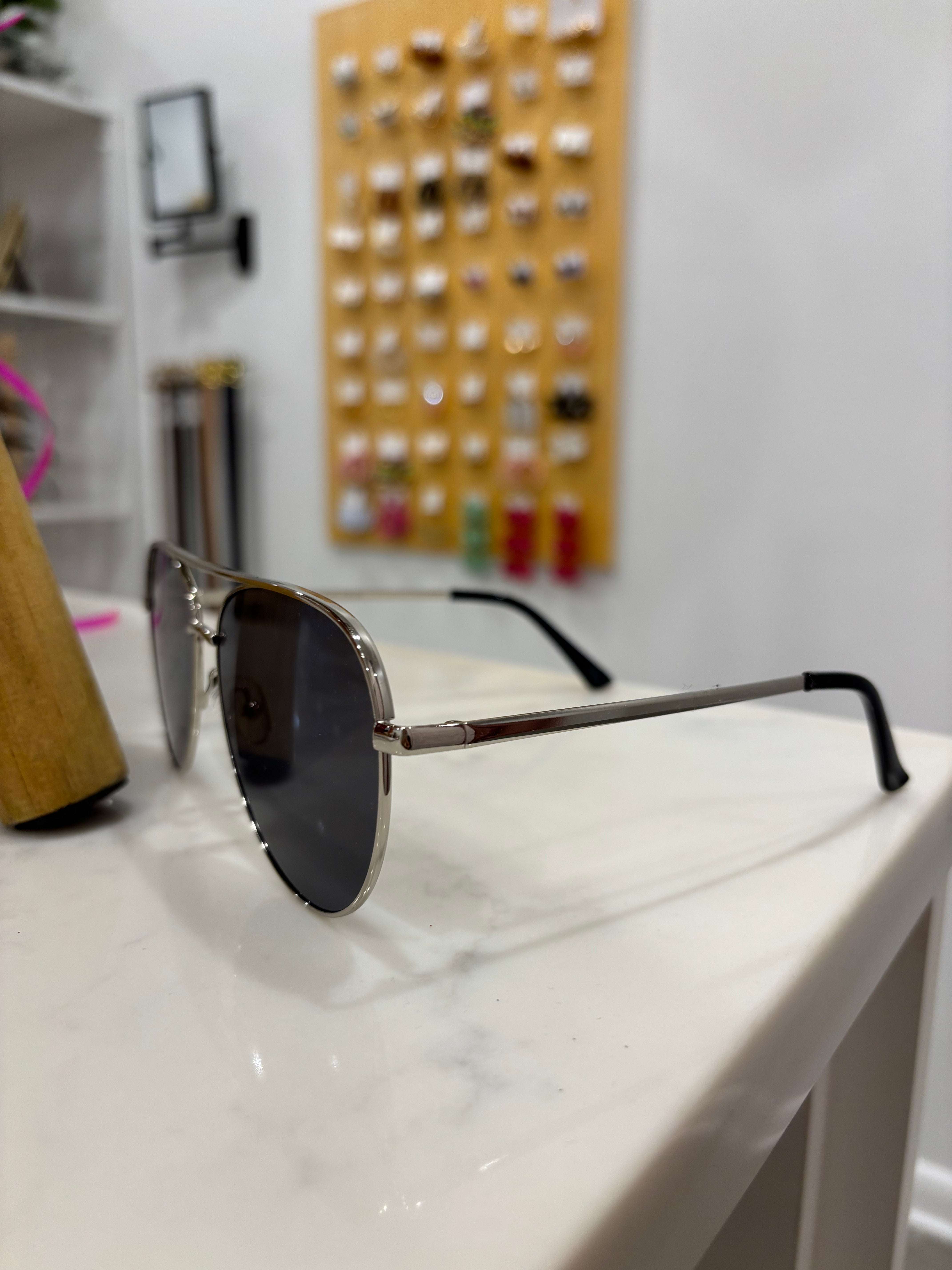 Aviator Sunglasses | Silver