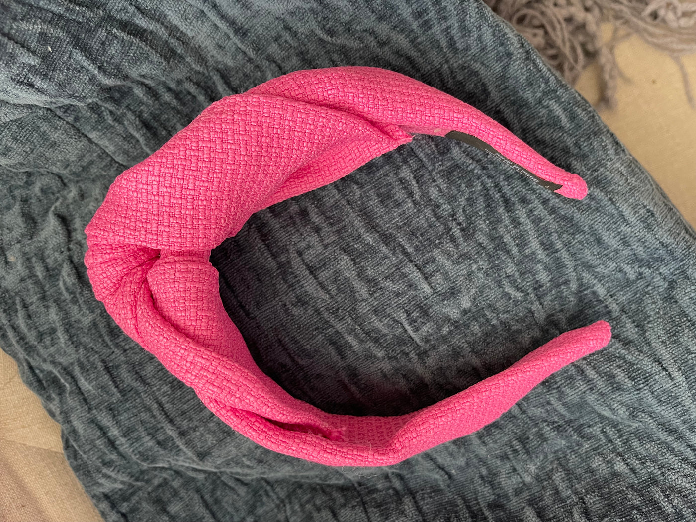 Fabric Knot Headband Set | Pink