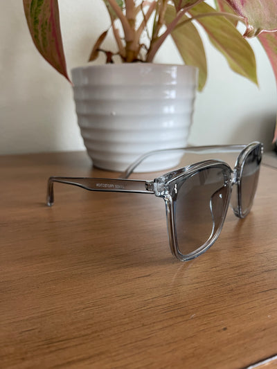 Ava Sunglasses | Clear Grey