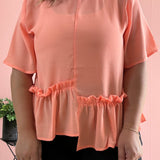 Lightweight orange blouse