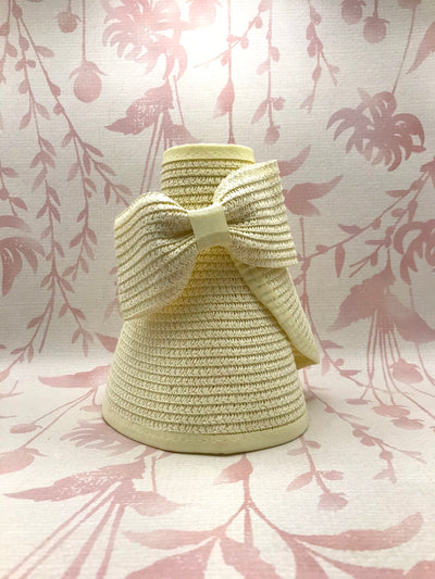 Foldable Wide Brim Bow Visor Sun Hats