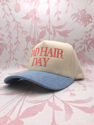 Bad Hair Day Embroidered Trucker Hat