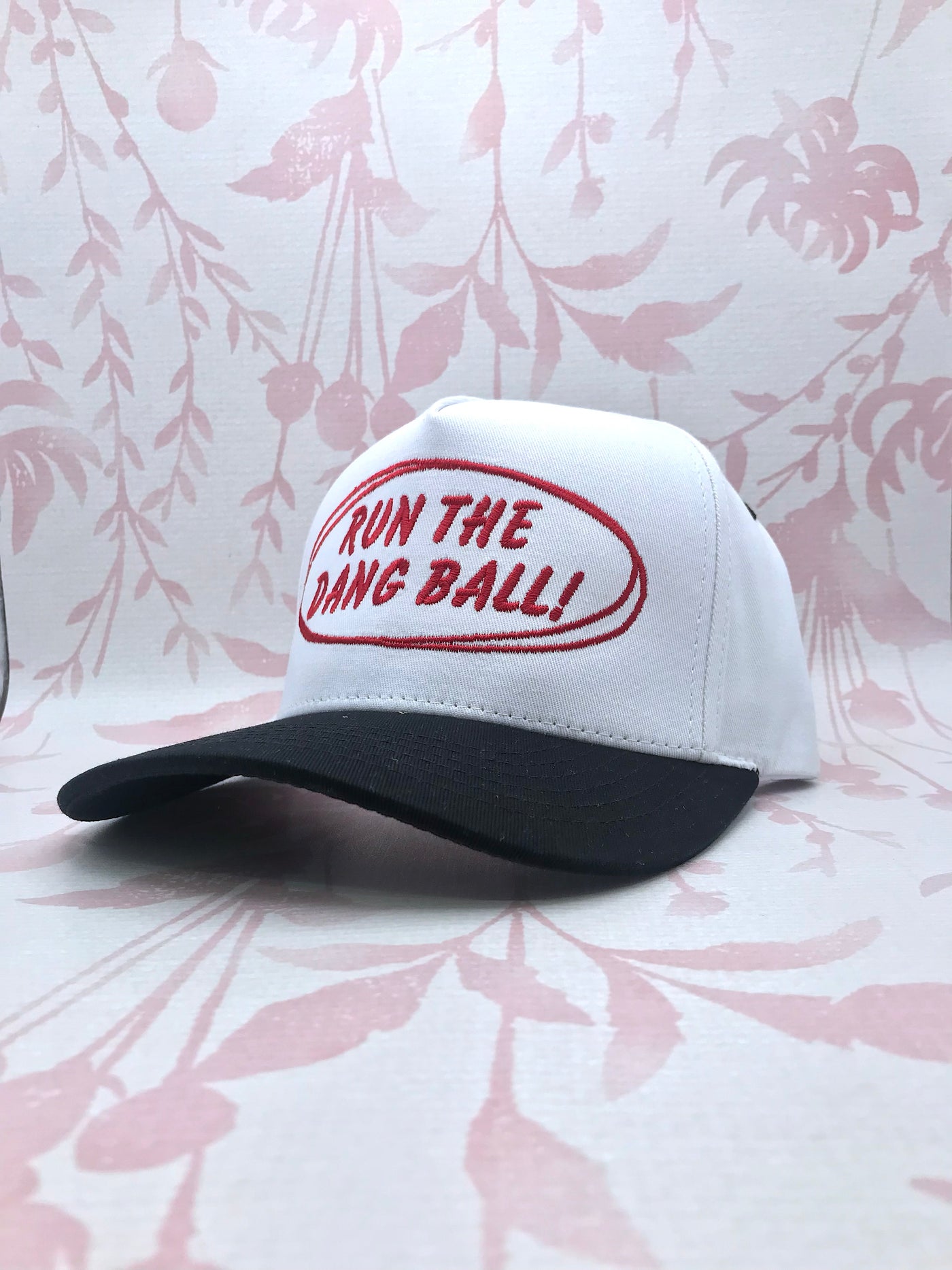 Run The Dang Ball Embroidered Trucker Hat