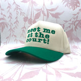 Meet Me At The Court Embroidered Trucker Hat