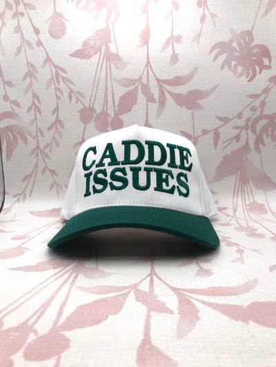 Caddie Issues Embroidered Trucker Hat