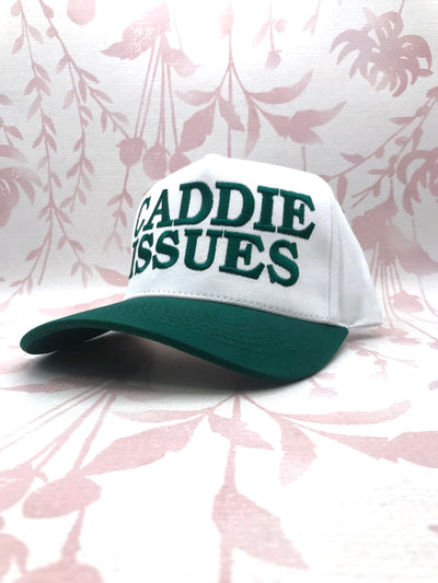 Caddie Issues Embroidered Trucker Hat
