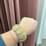 Acrylic Stretch Cord Bracelet | Brown