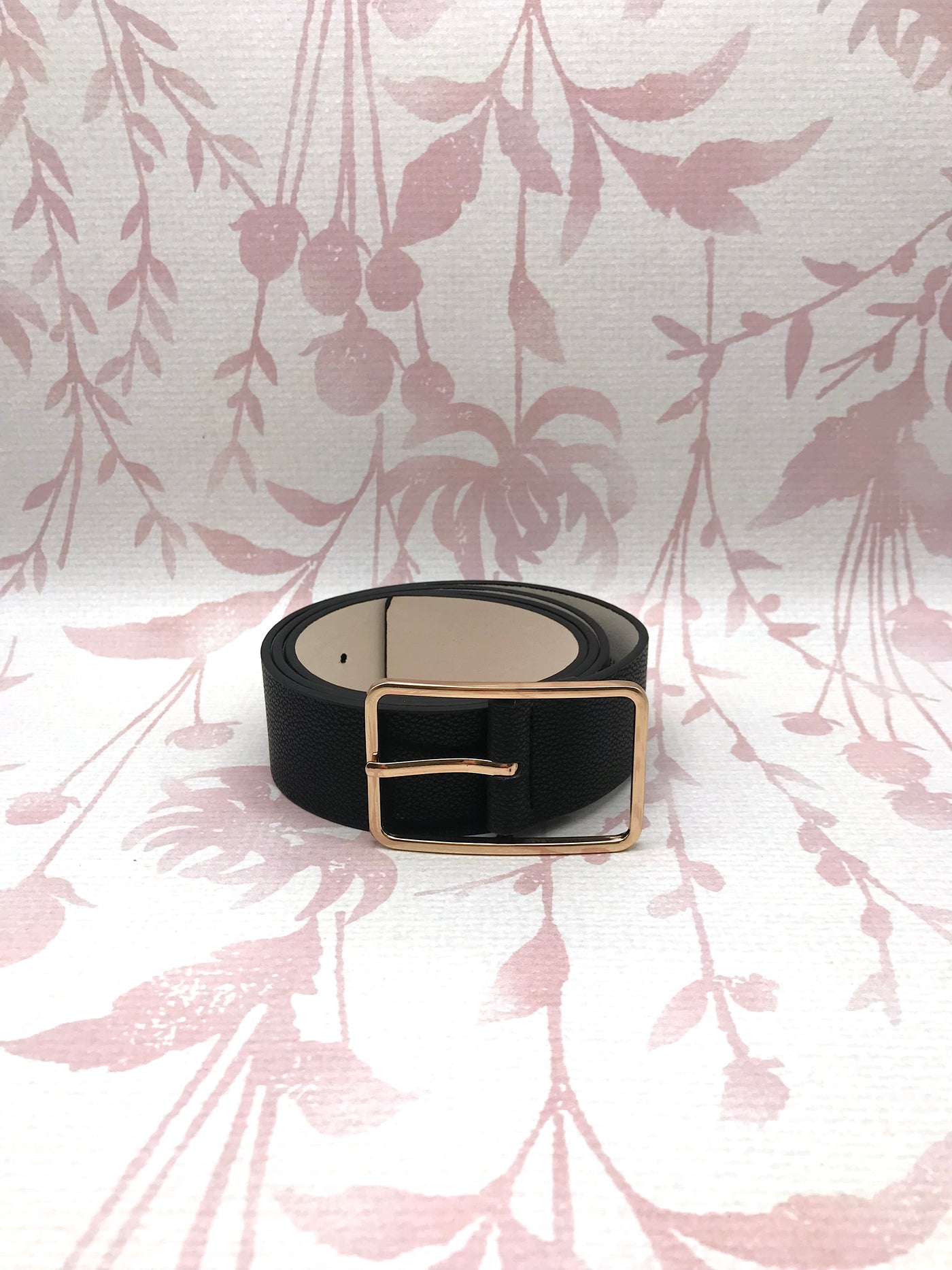 Rectangle Cutout Belt | Black