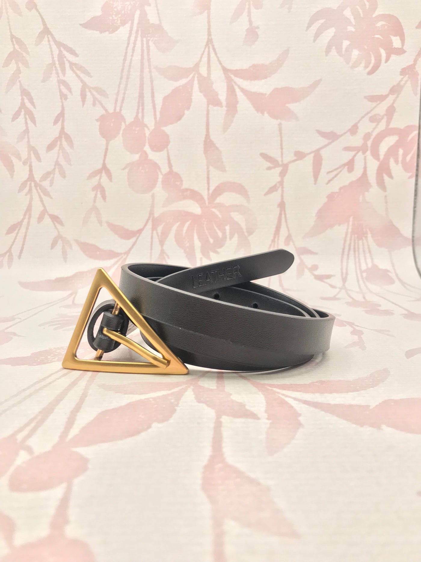Triangle Buckle Belt | Black